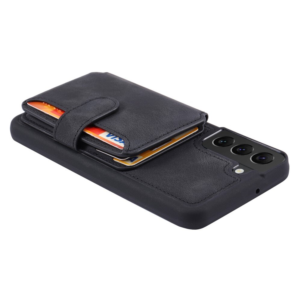 Cover con portacarte Multi-slot anti-RFID Samsung Galaxy S23 nero