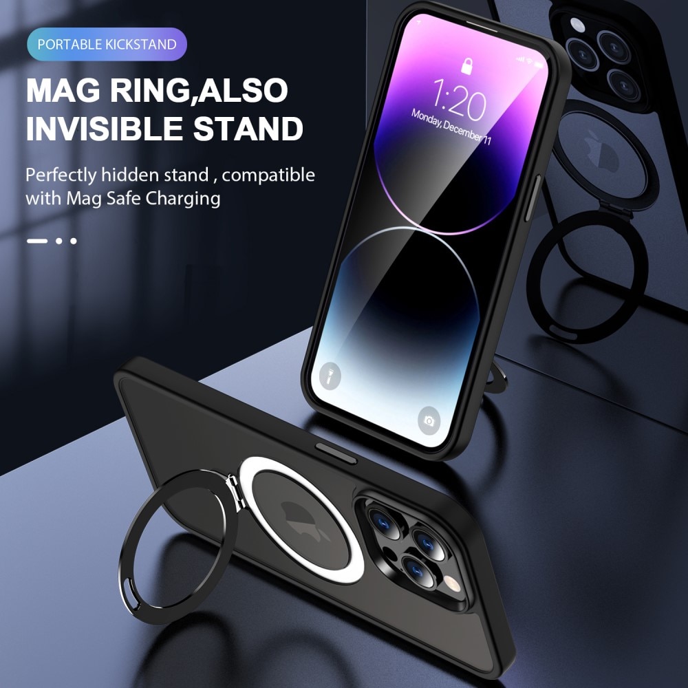Cover ibride con MagSafe Ring iPhone 13 Pro Max nero