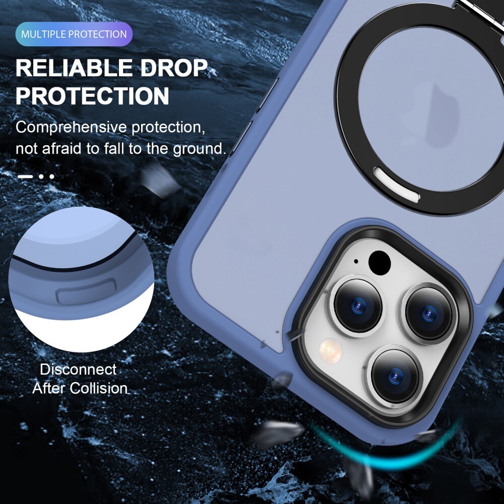 Cover ibride con MagSafe Ring iPhone 14 Pro Blu