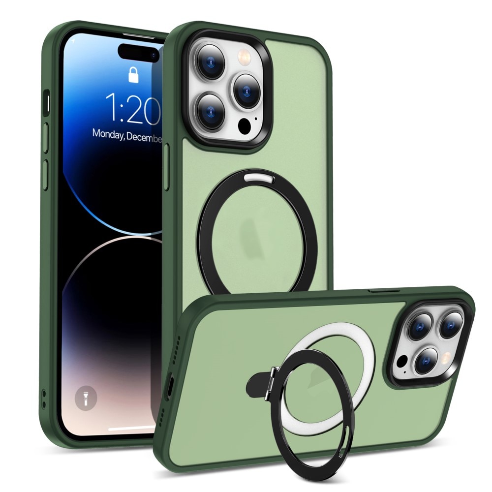 Cover ibride con MagSafe Ring iPhone 14 Pro verde