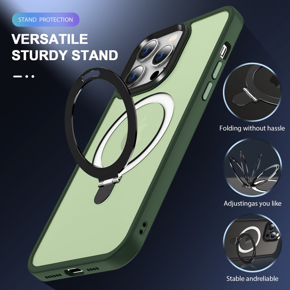 Cover ibride con MagSafe Ring iPhone 14 Pro Verde