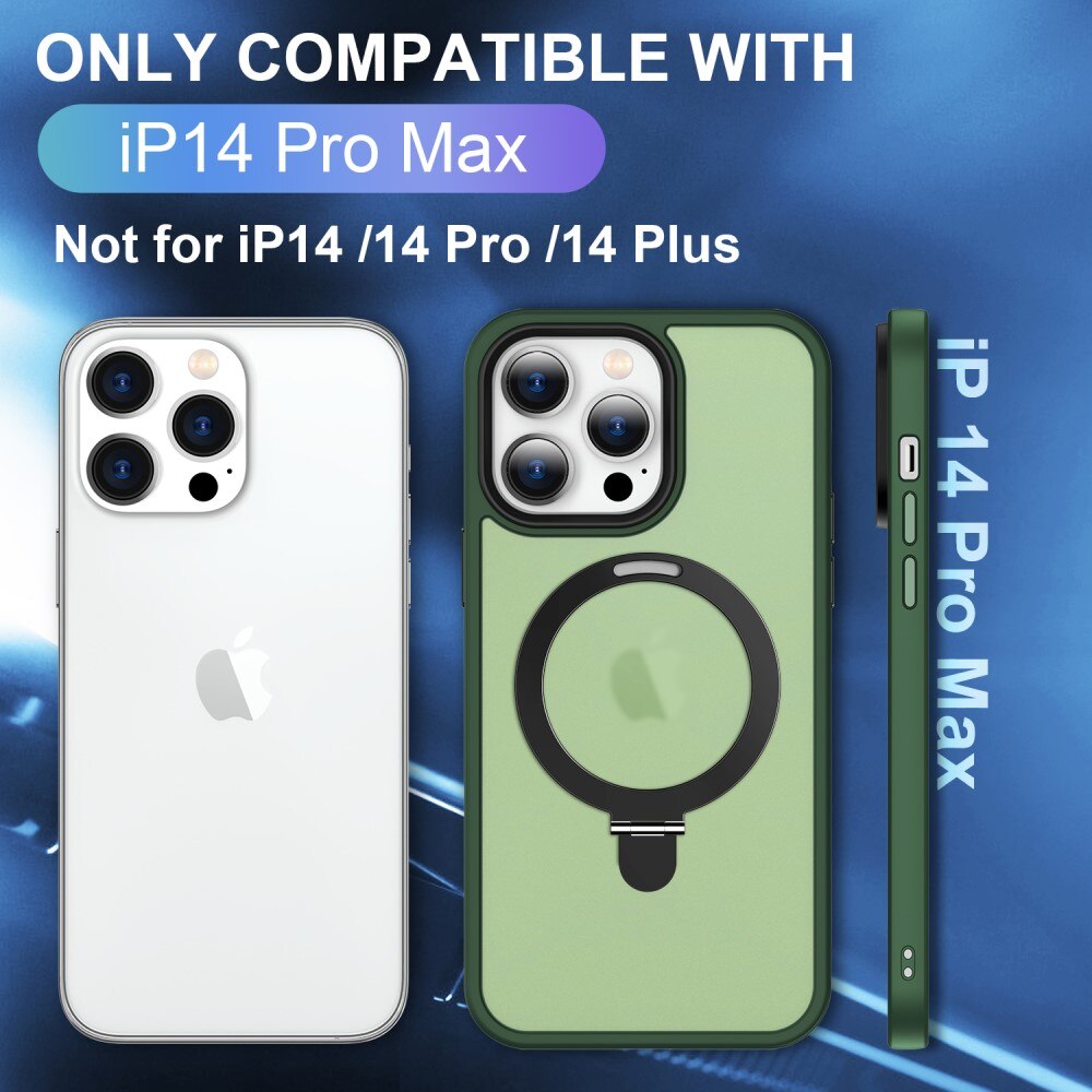 Cover ibride con MagSafe Ring iPhone 14 Pro Verde