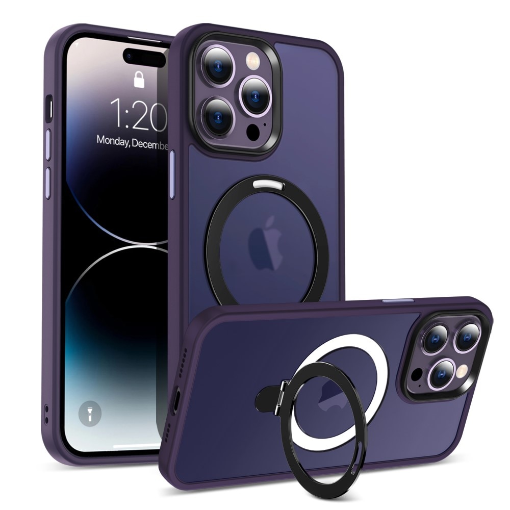 Cover ibride con MagSafe Ring iPhone 14 Pro viola