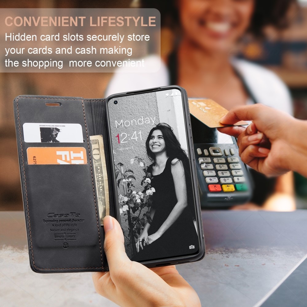 Custodie a portafoglio sottili  OnePlus 11 Nero