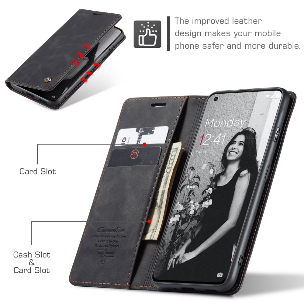 Custodie a portafoglio sottili  OnePlus 11 Nero