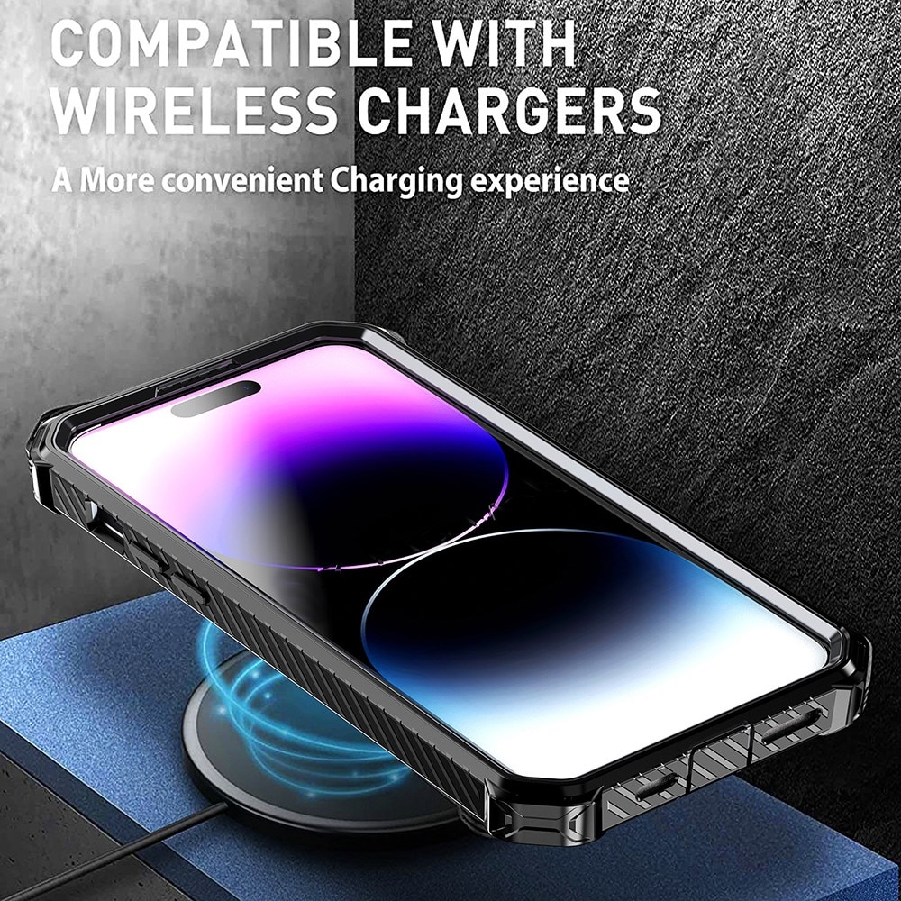 Cover ibride con anello MagSafe iPhone 14 Pro Max nero