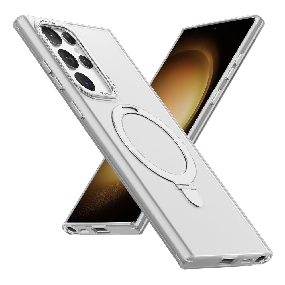 Cover ibride con MagSafe Ring Samsung Galaxy S23 Ultra Blu