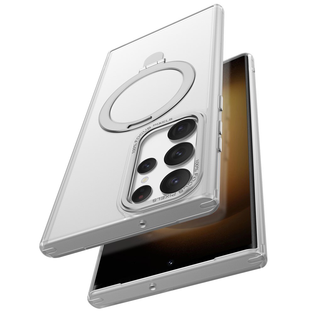 Cover ibride con MagSafe Ring Samsung Galaxy S23 Ultra Blu