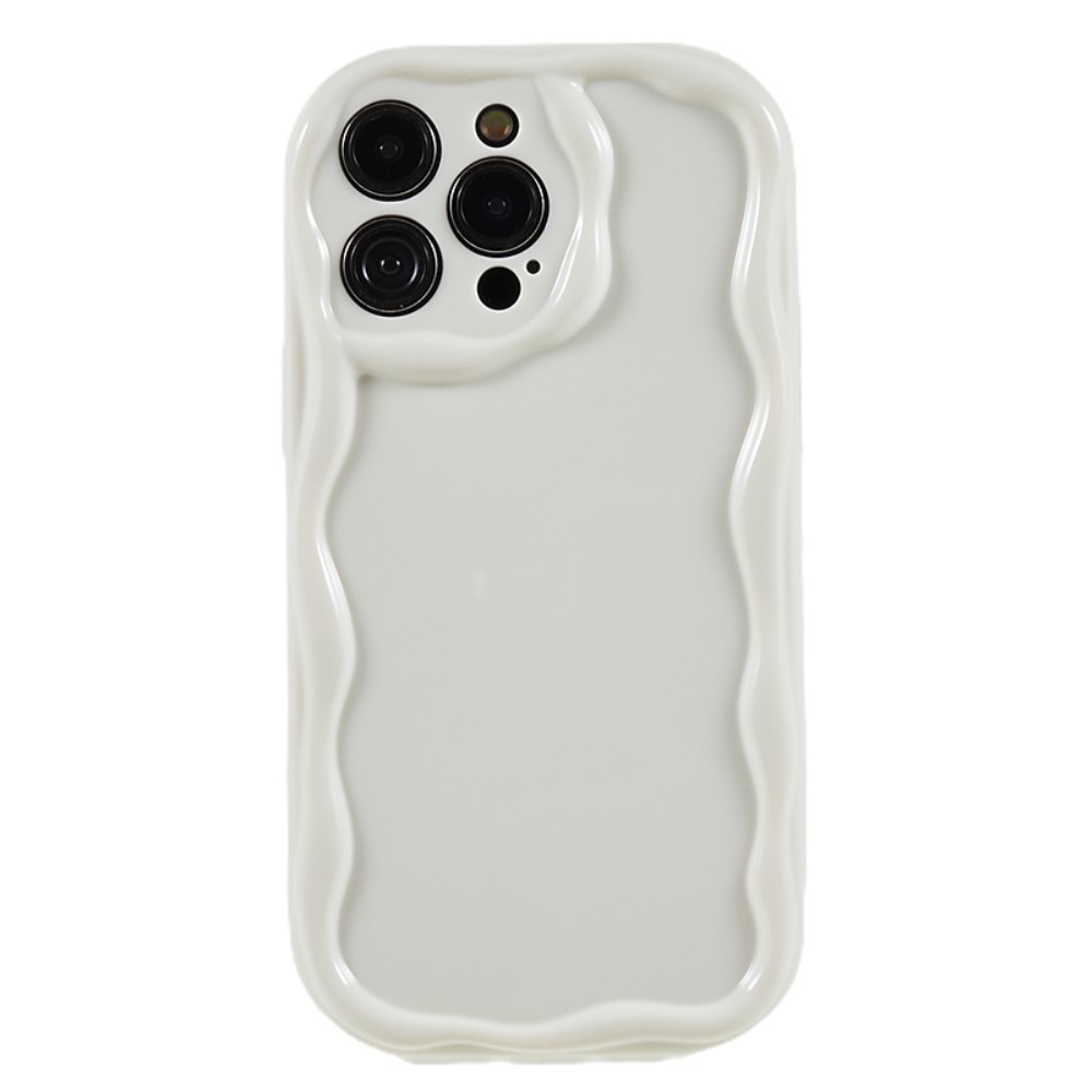 Cover TPU Wavy iPhone 14 Pro beige chiaro
