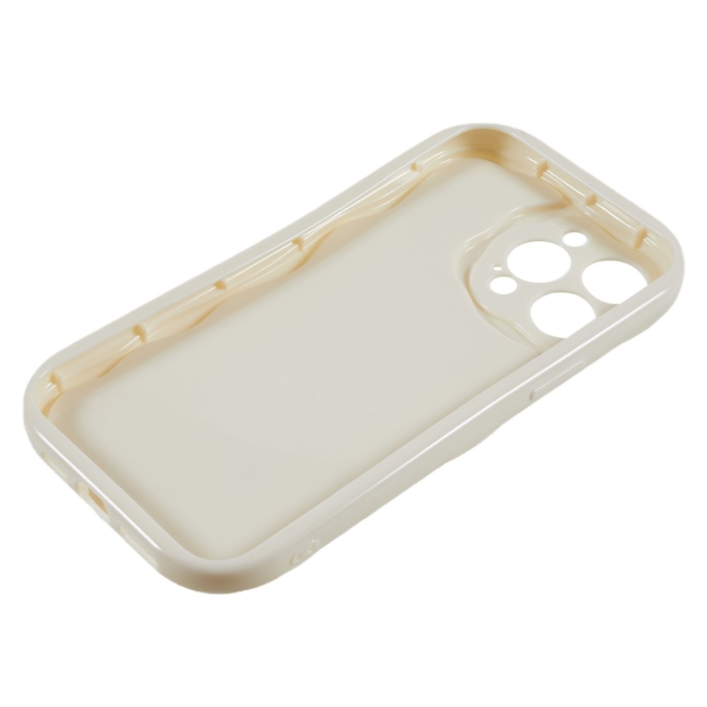 Cover TPU Wavy iPhone 14 Pro beige chiaro