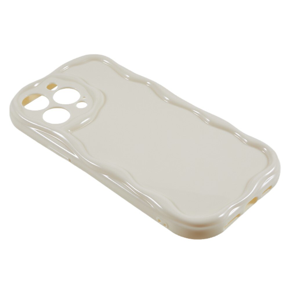 Cover TPU Wavy iPhone 14 Pro beige chiaro