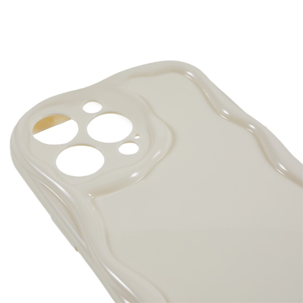 Cover TPU Wavy iPhone 14 Pro beige chiaro