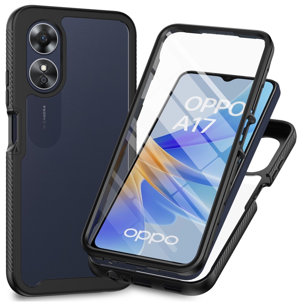 Cover Full Protection Oppo A17 nero