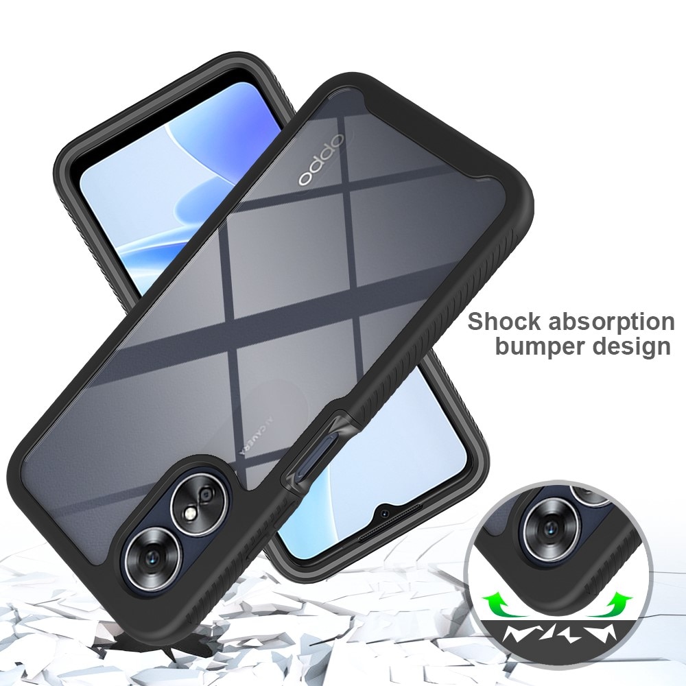 Cover Full Protection Oppo A17 nero