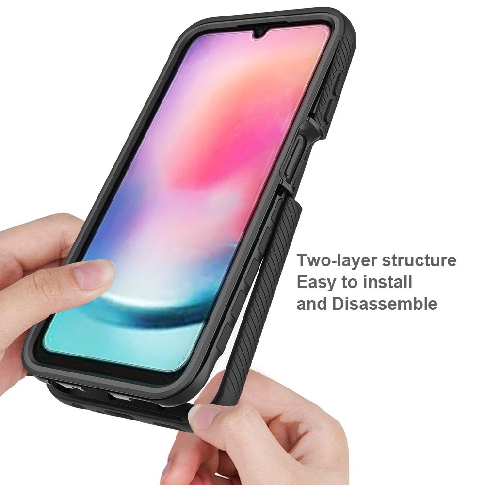 Cover Full Protection Samsung Galaxy A24 Nero