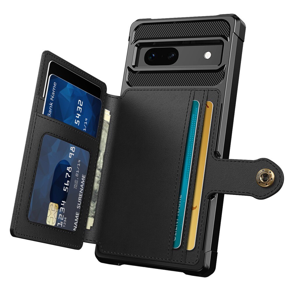 Cover con portacarte Tough Multi-slot Google Pixel 7a nero