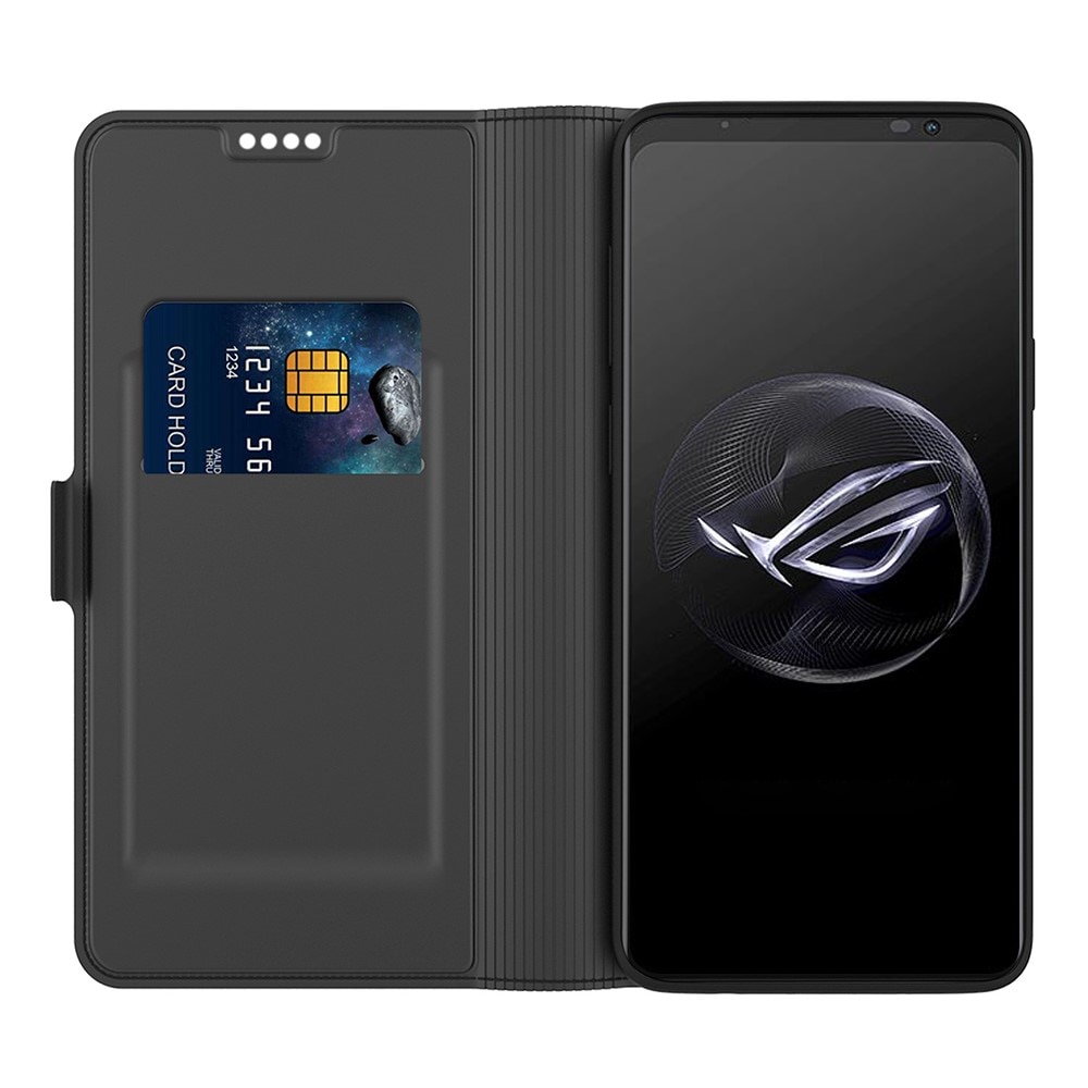 Cover portafoglio Slim Card Wallet Asus ROG Phone 7 nero