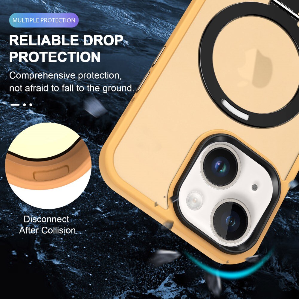 Cover ibride con MagSafe Ring iPhone 14 Arancione
