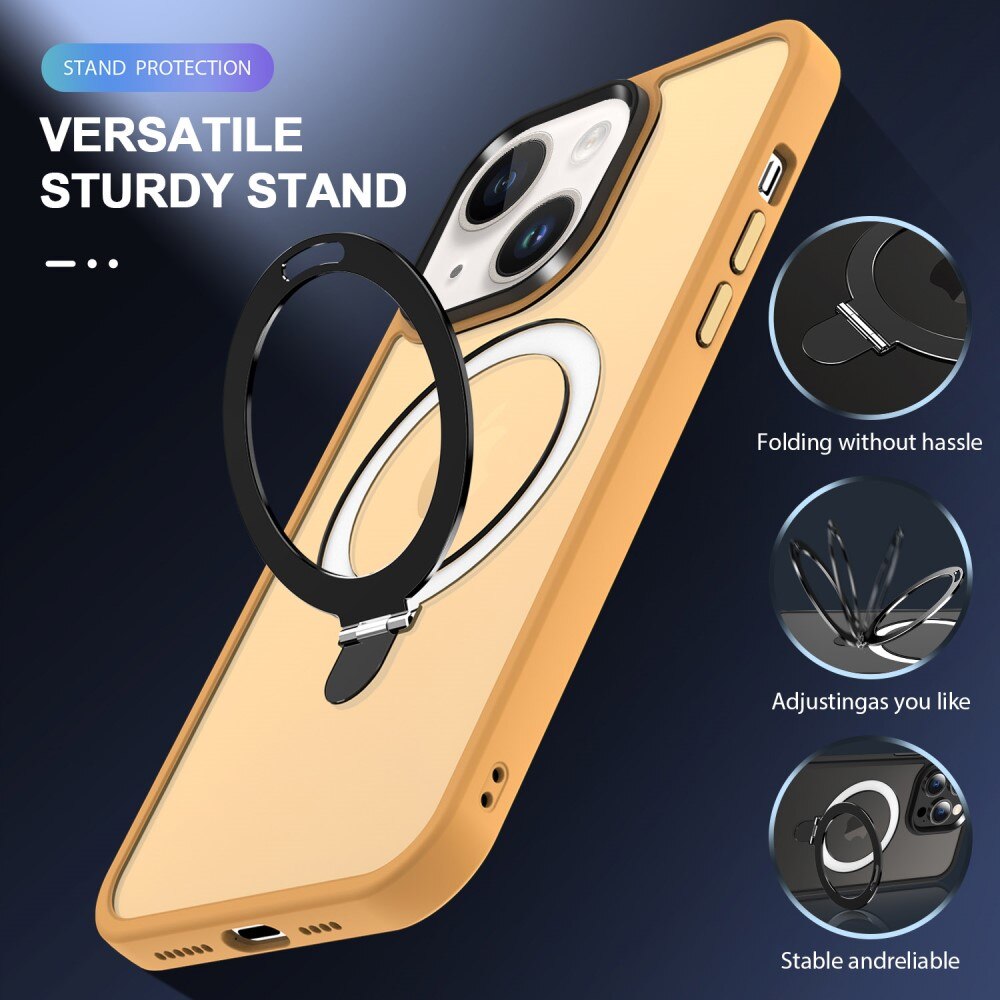 Cover ibride con MagSafe Ring iPhone 14 Arancione