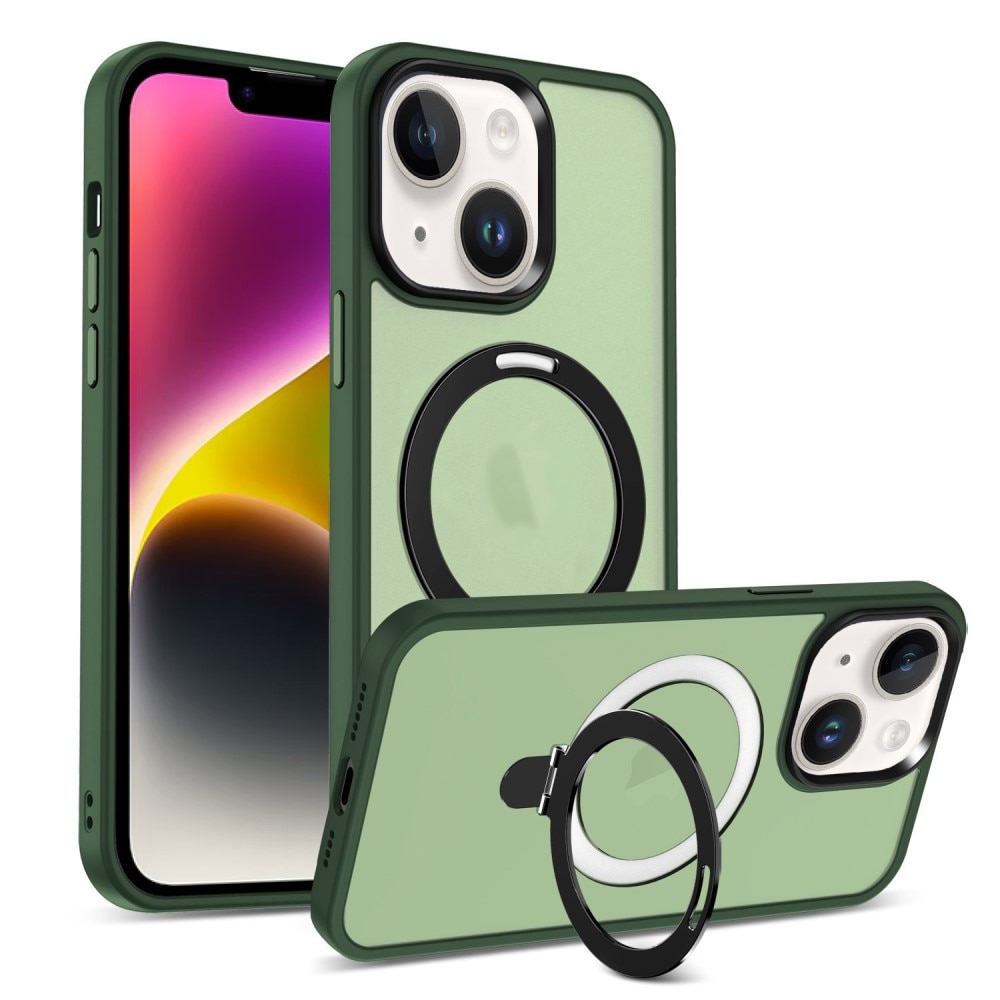 Cover ibride con MagSafe Ring iPhone 14 verde