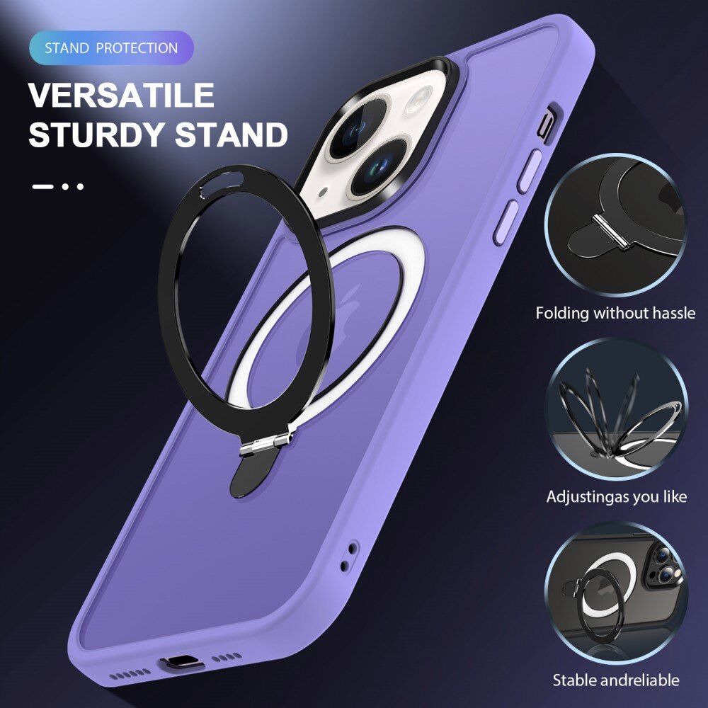 Cover ibride con MagSafe Ring iPhone 14 viola