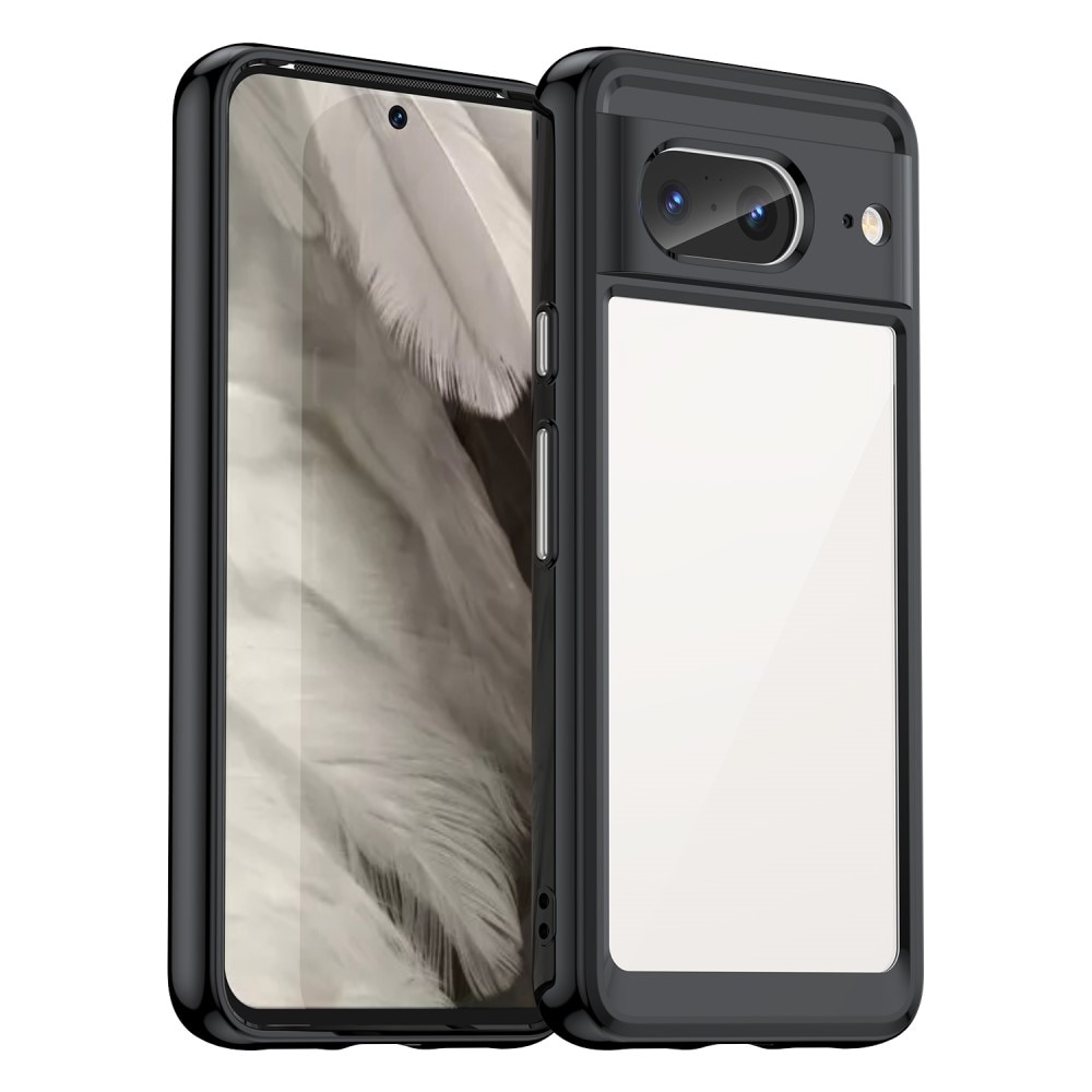 Cover ibrido Crystal Hybrid per Google Pixel 8, nero