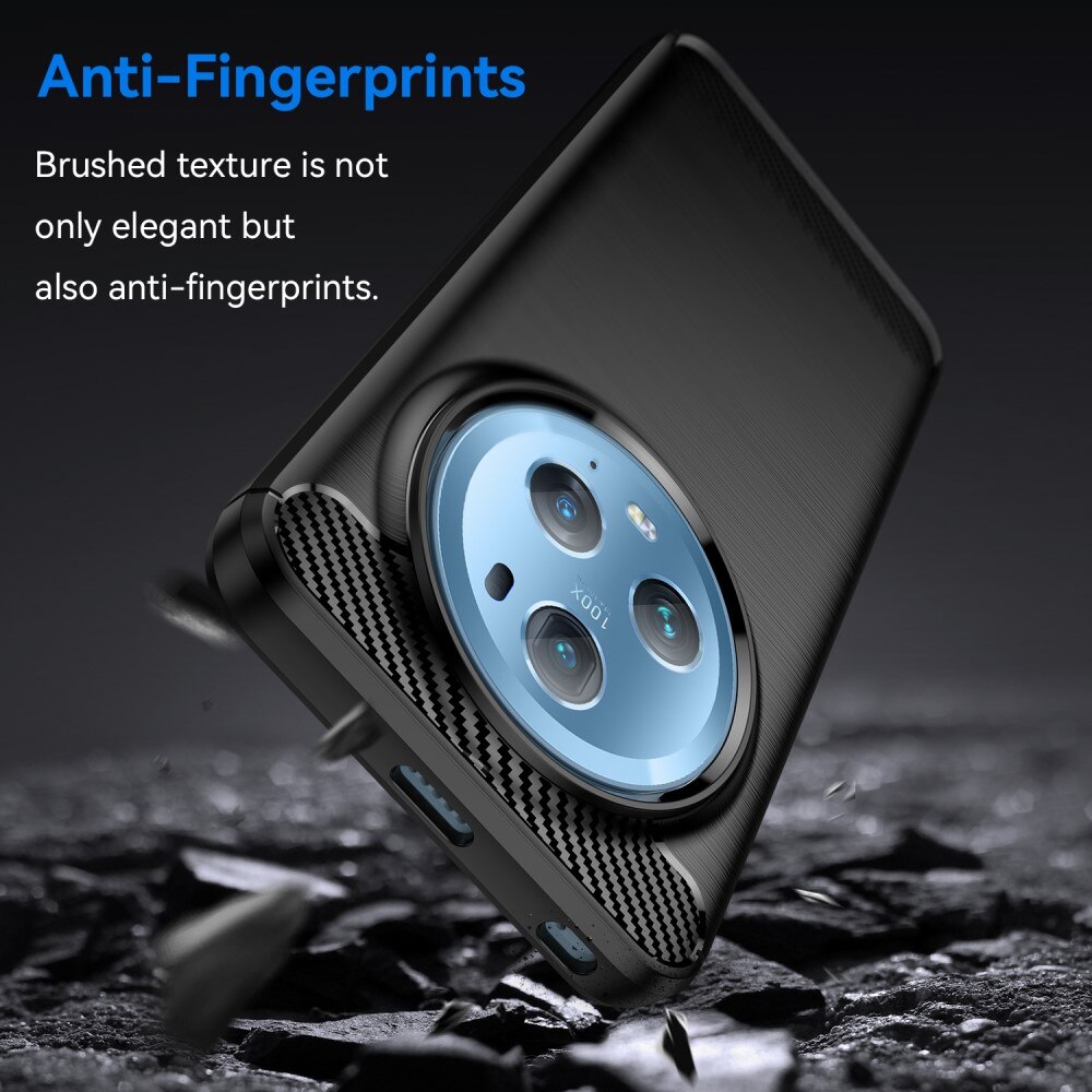 Cover TPU Brushed Honor Magic5 Pro Nero