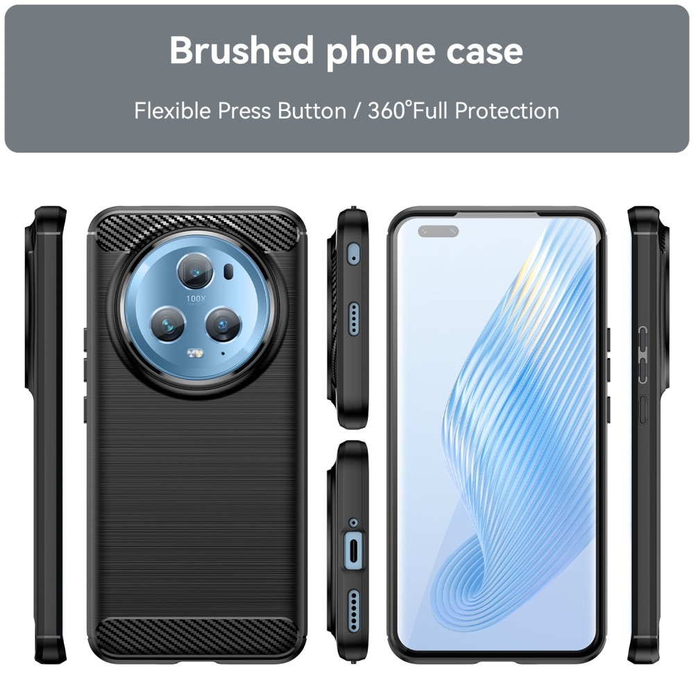 Cover TPU Brushed Honor Magic5 Pro Nero