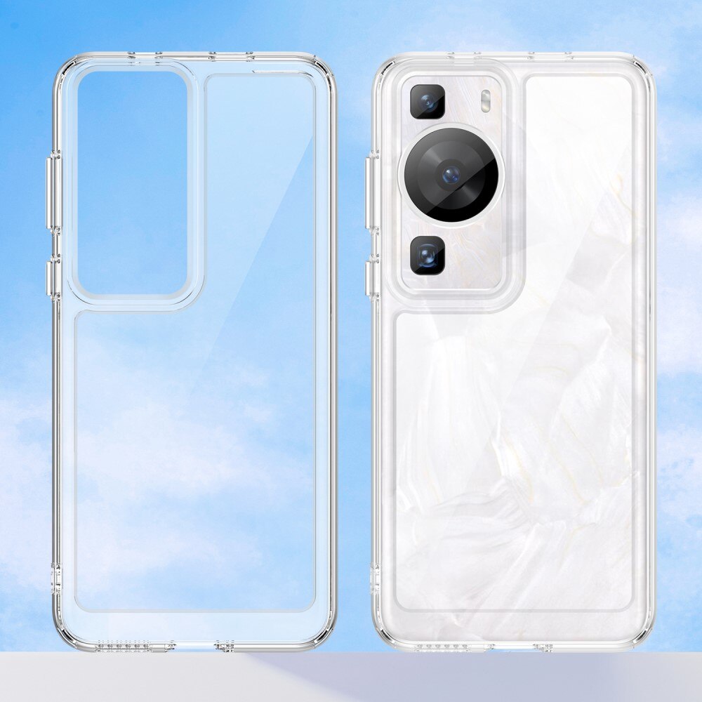 Cover ibrido Crystal Hybrid per Huawei P60/P60 Pro, trasparente