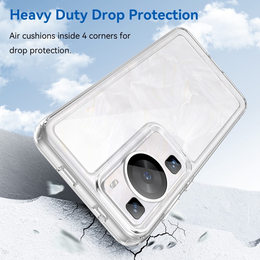 Cover ibrido Crystal Hybrid per Huawei P60/P60 Pro, trasparente