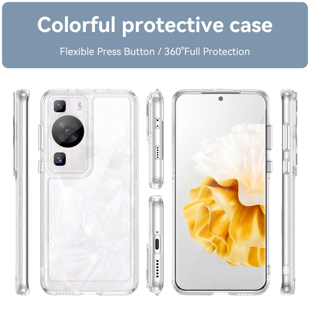 Cover ibrido Crystal Hybrid per Huawei P60/P60 Pro, trasparente