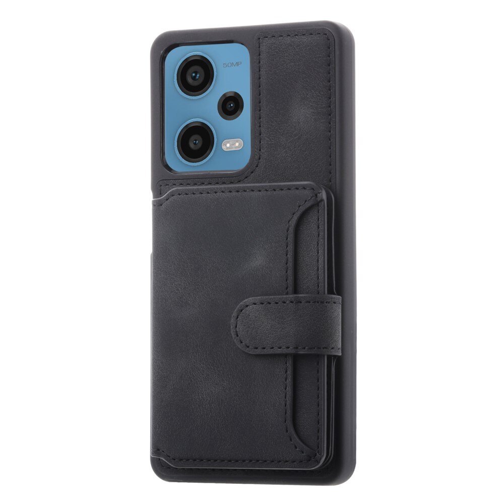 Cover con portacarte Multi-slot anti-RFID Xiaomi Redmi Note 12 Pro 5G nero