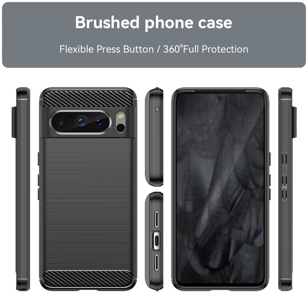 Cover TPU Brushed Google Pixel 8 Pro Black