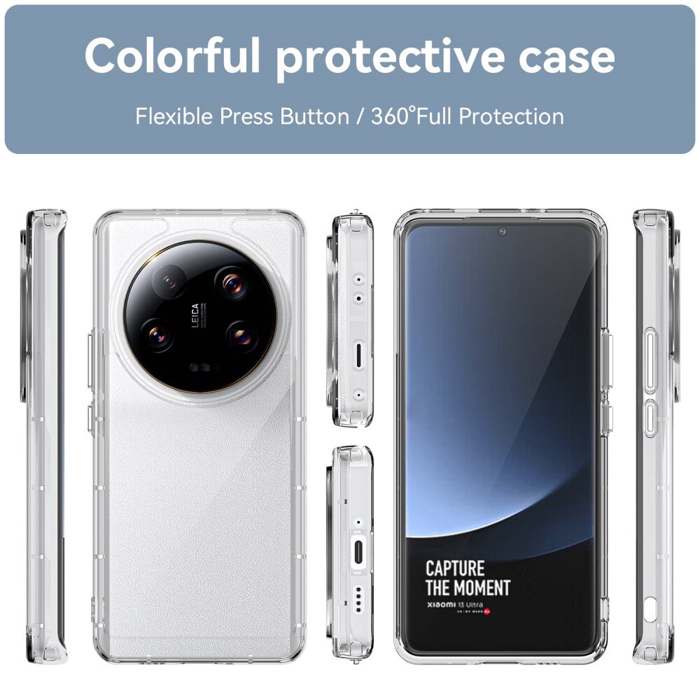 Cover ibrido Crystal Hybrid per Xiaomi 13 Ultra, trasparente