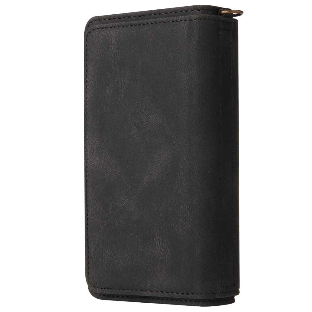 Leather Multi Wallet Xiaomi Redmi Note 12 nero