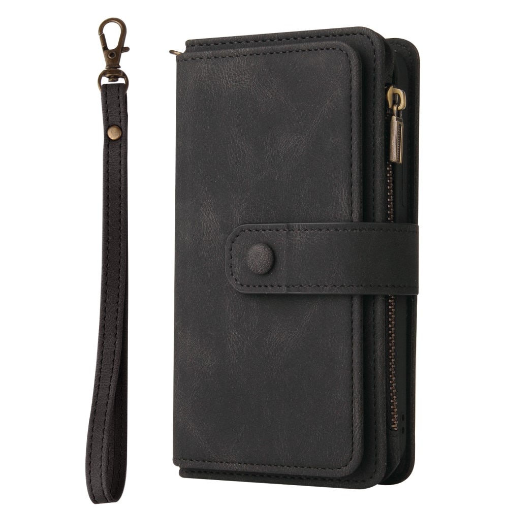 Leather Multi Wallet Xiaomi Redmi Note 12 Pro 5G nero