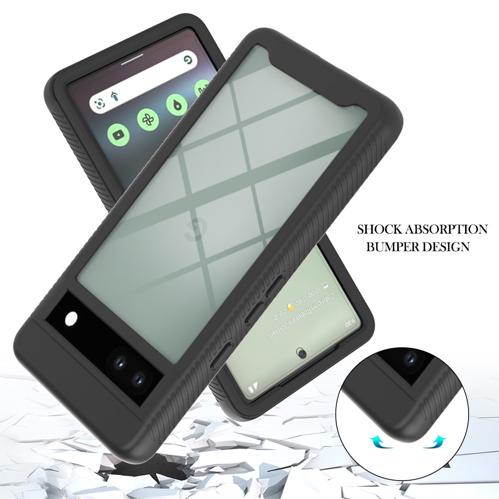 Cover protezione totale Google Pixel 7a Nero
