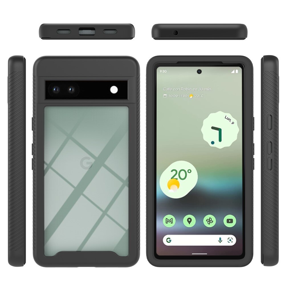 Cover protezione totale Google Pixel 7a nero