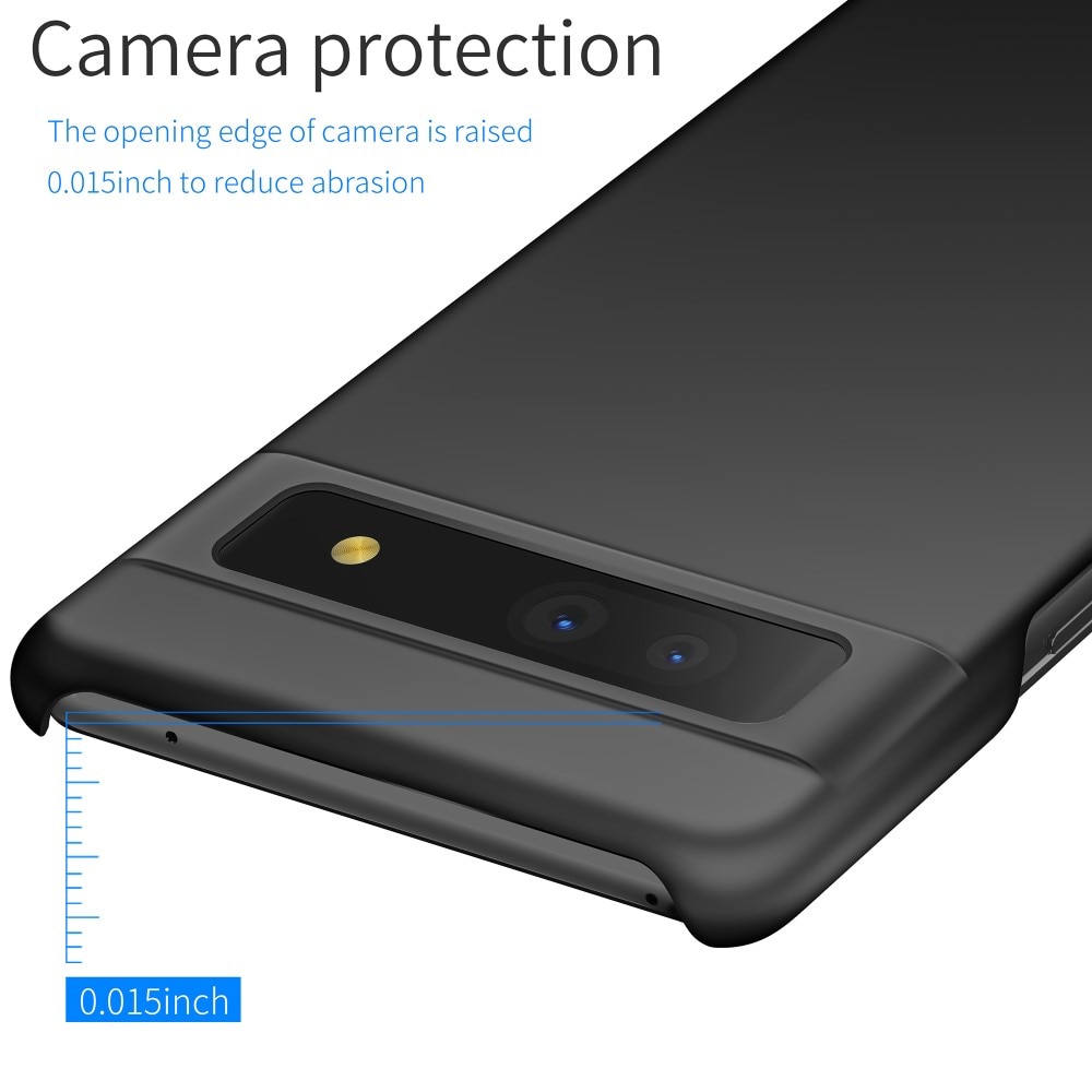 Cover dura gommata Google Pixel 7a nero