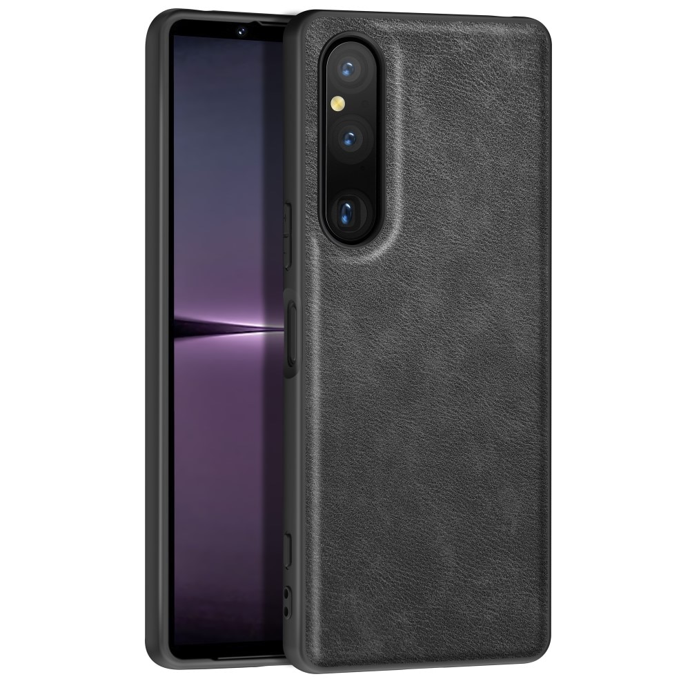 Cover in pelle Sony Xperia 1 V nero