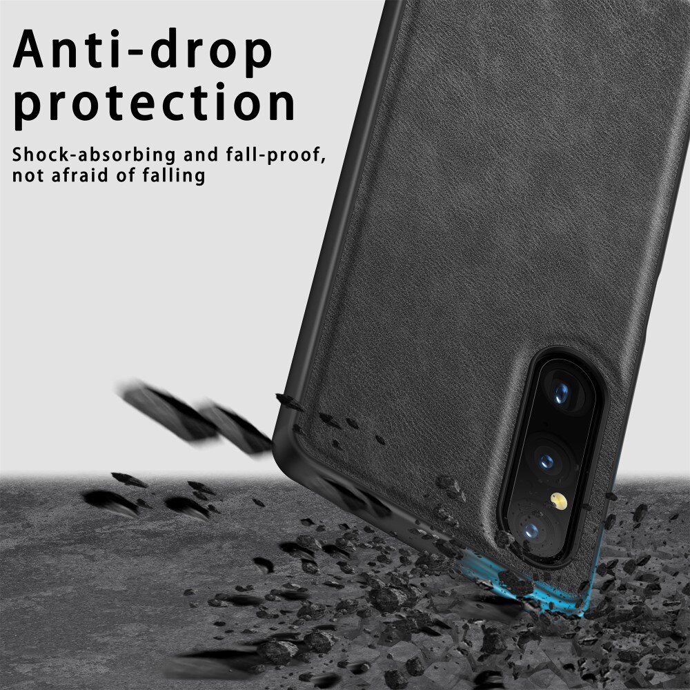 Cover in pelle Sony Xperia 1 V nero