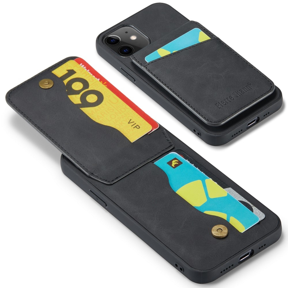Cover Multi-Slot anti-RFID iPhone 12/12 Pro nero