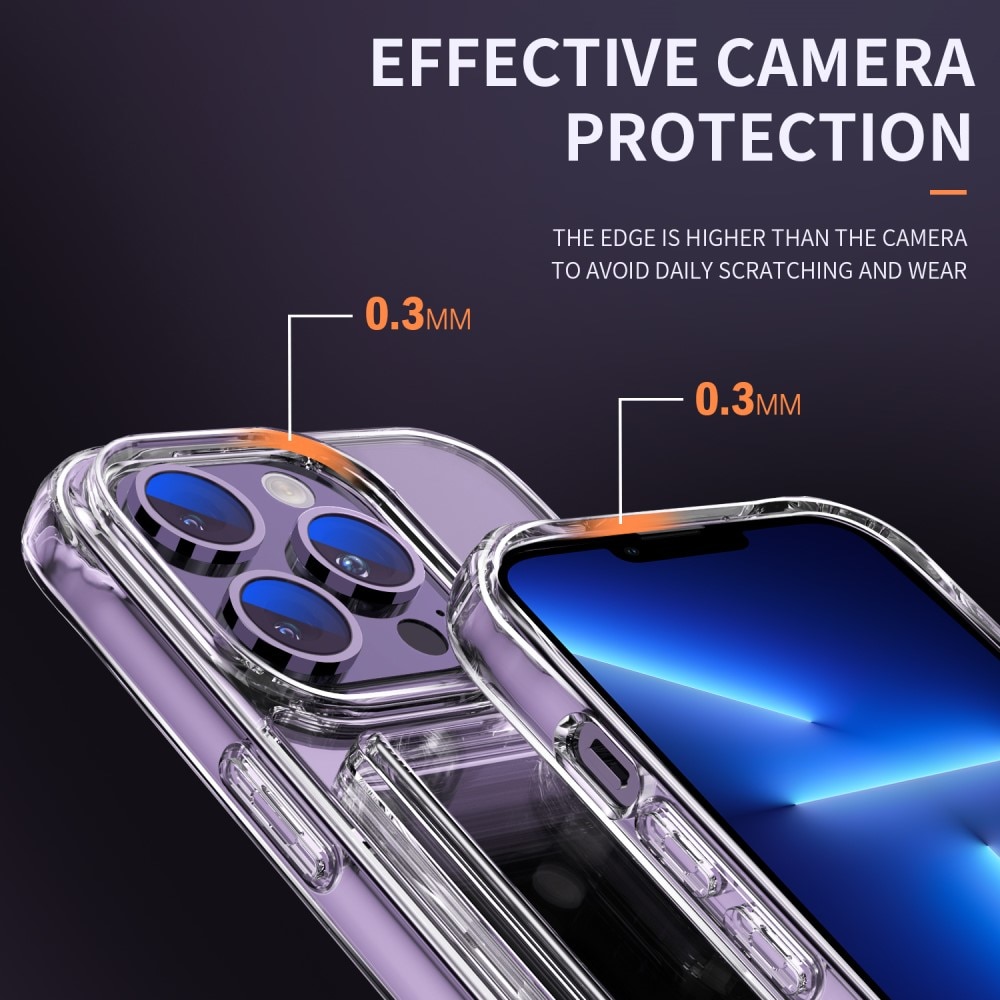 Cover ibride portacarte iPhone 13 Pro Max trasparente