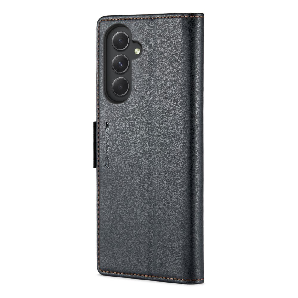 Custodie a portafoglio sottili anti-RFID Samsung Galaxy A54 Nero