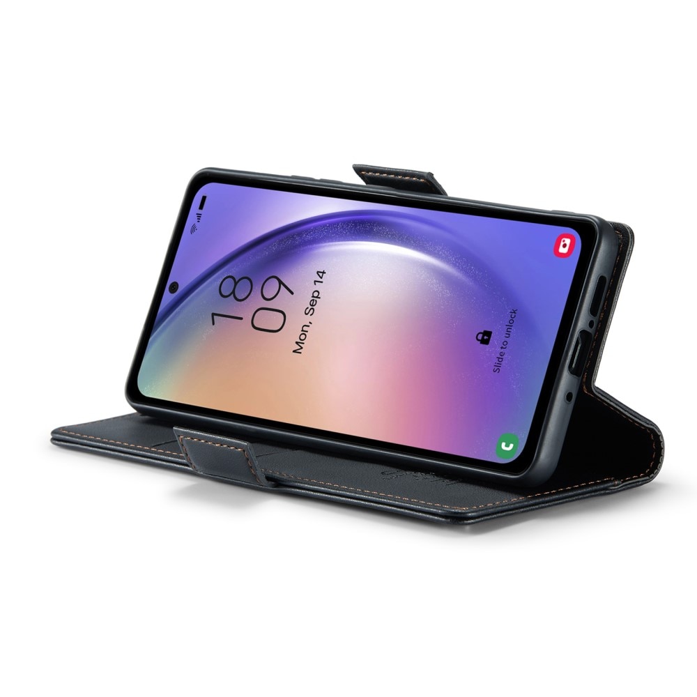 Custodie a portafoglio sottili anti-RFID Samsung Galaxy A54 Nero
