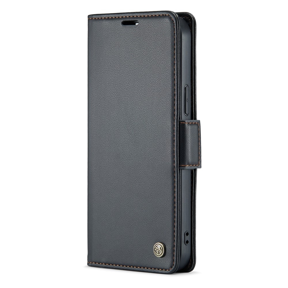 Custodie a portafoglio sottili anti-RFID Apple iPhone 14 Pro Nero