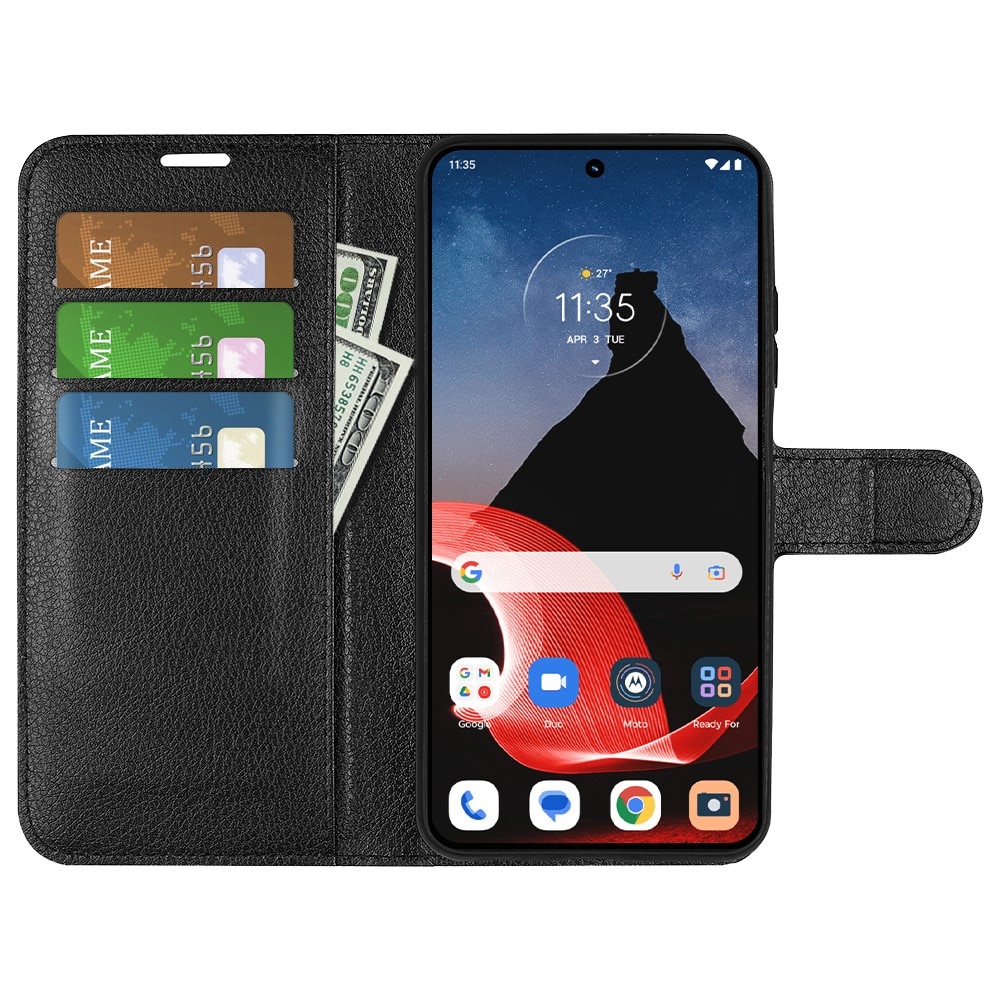 Cover portafoglio Motorola ThinkPhone Nero