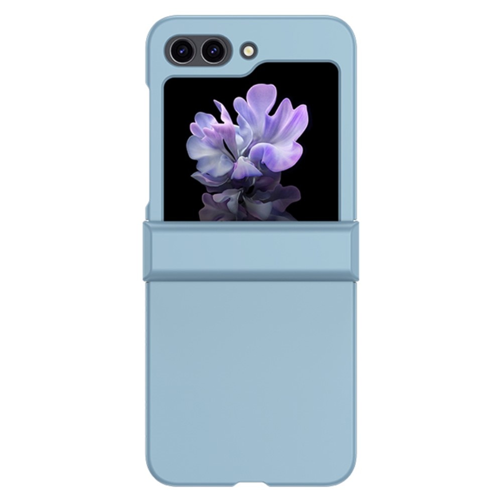 Cover dura gommata Hinge Protection Samsung Galaxy Z Flip 5 azzurro