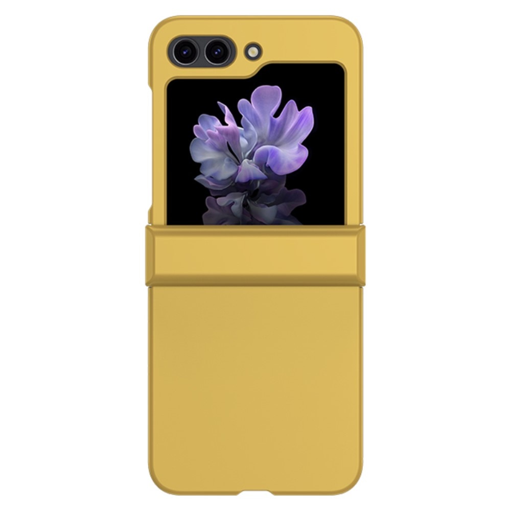 Cover dura gommata Hinge Protection Samsung Galaxy Z Flip 5 giallo