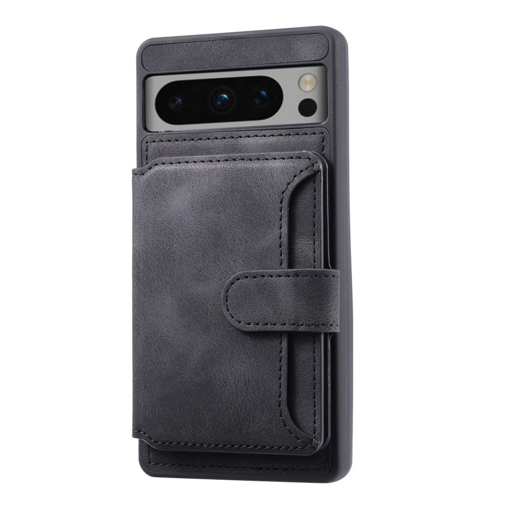 Cover con portacarte Multi-slot anti-RFID Google Pixel 8 Pro nero